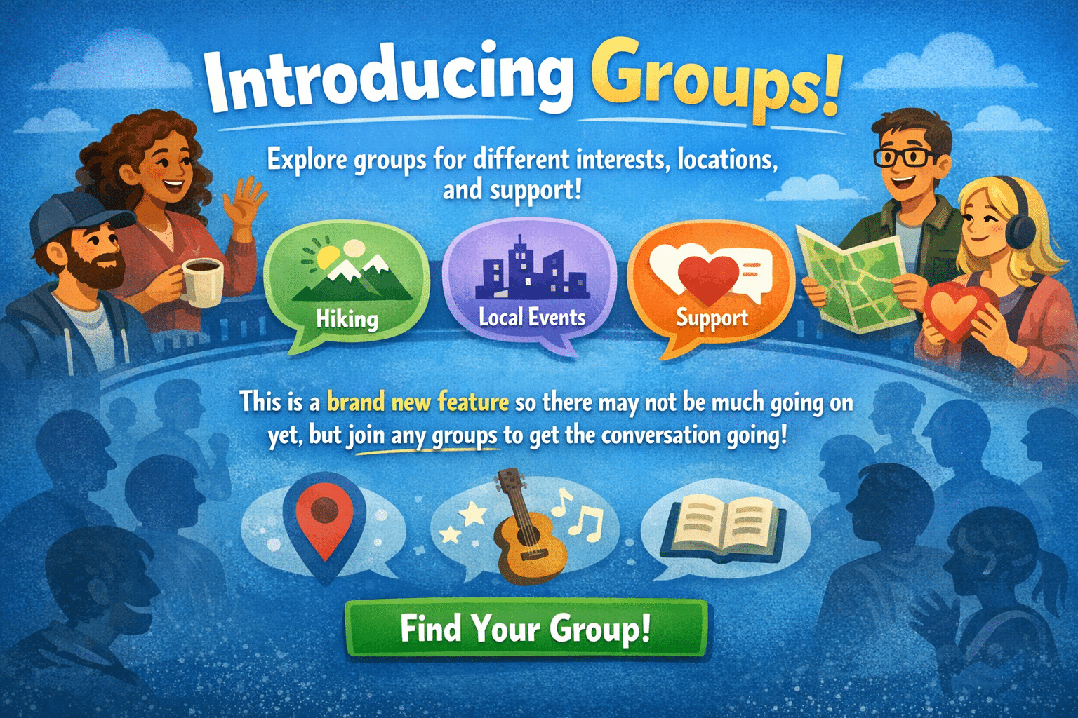 Introducing groups